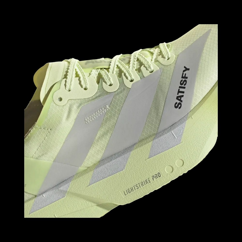 Satisfy x Adidas Adizero Adios Pro 4 'Tent Green' - HypeFly India View 2