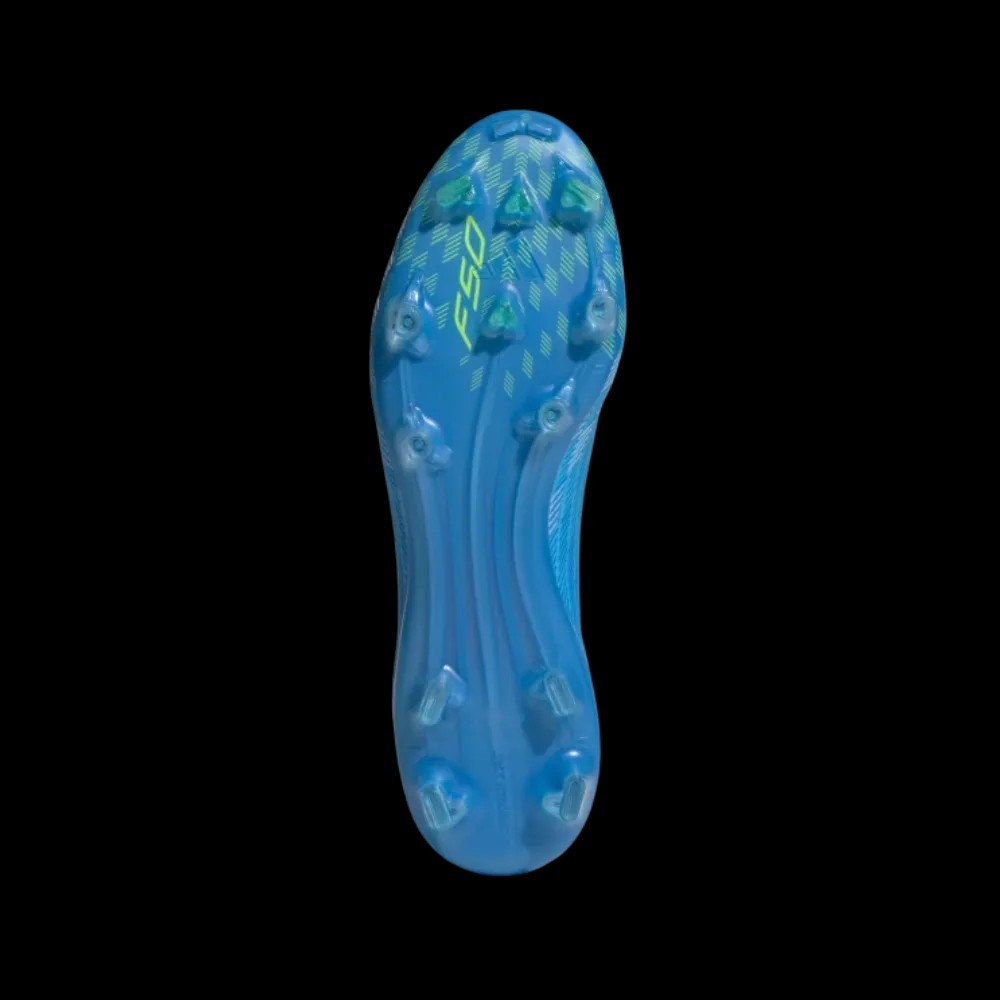 Adidas F50 Pro Firm Ground Soccer Cleats Lucid Ray Blue - HypeFly India View 3