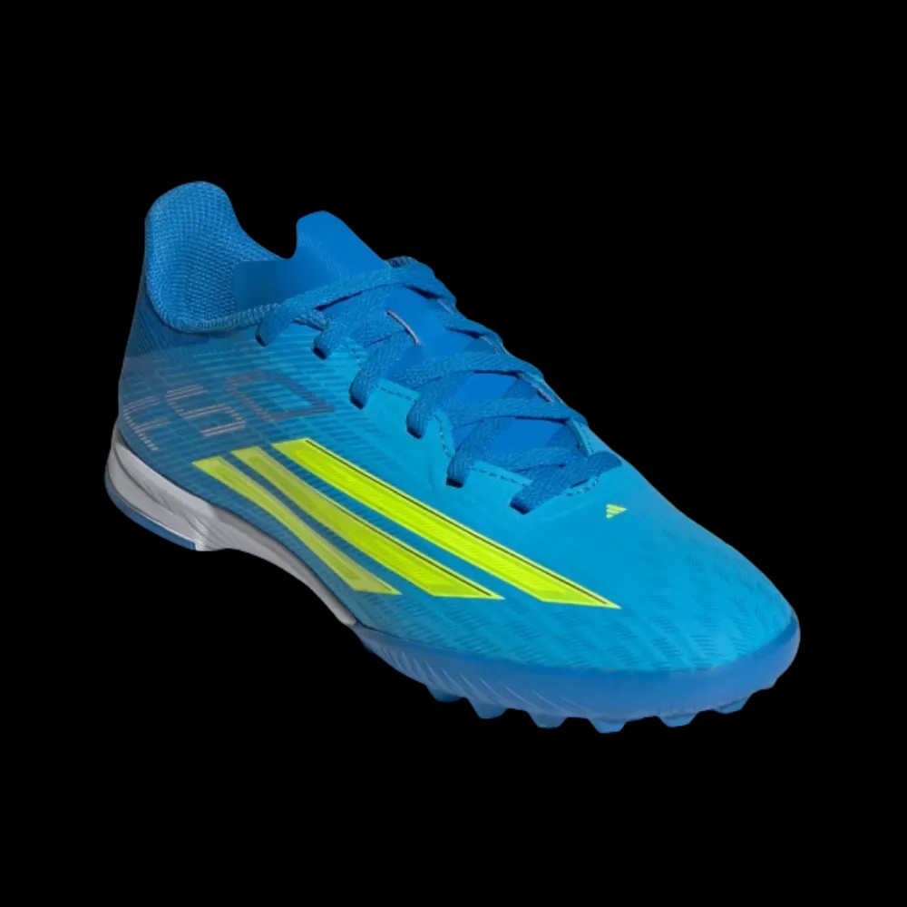 Adidas F50 League Turf Soccer Kids Lucid Ray Blue - HypeFly India View 5