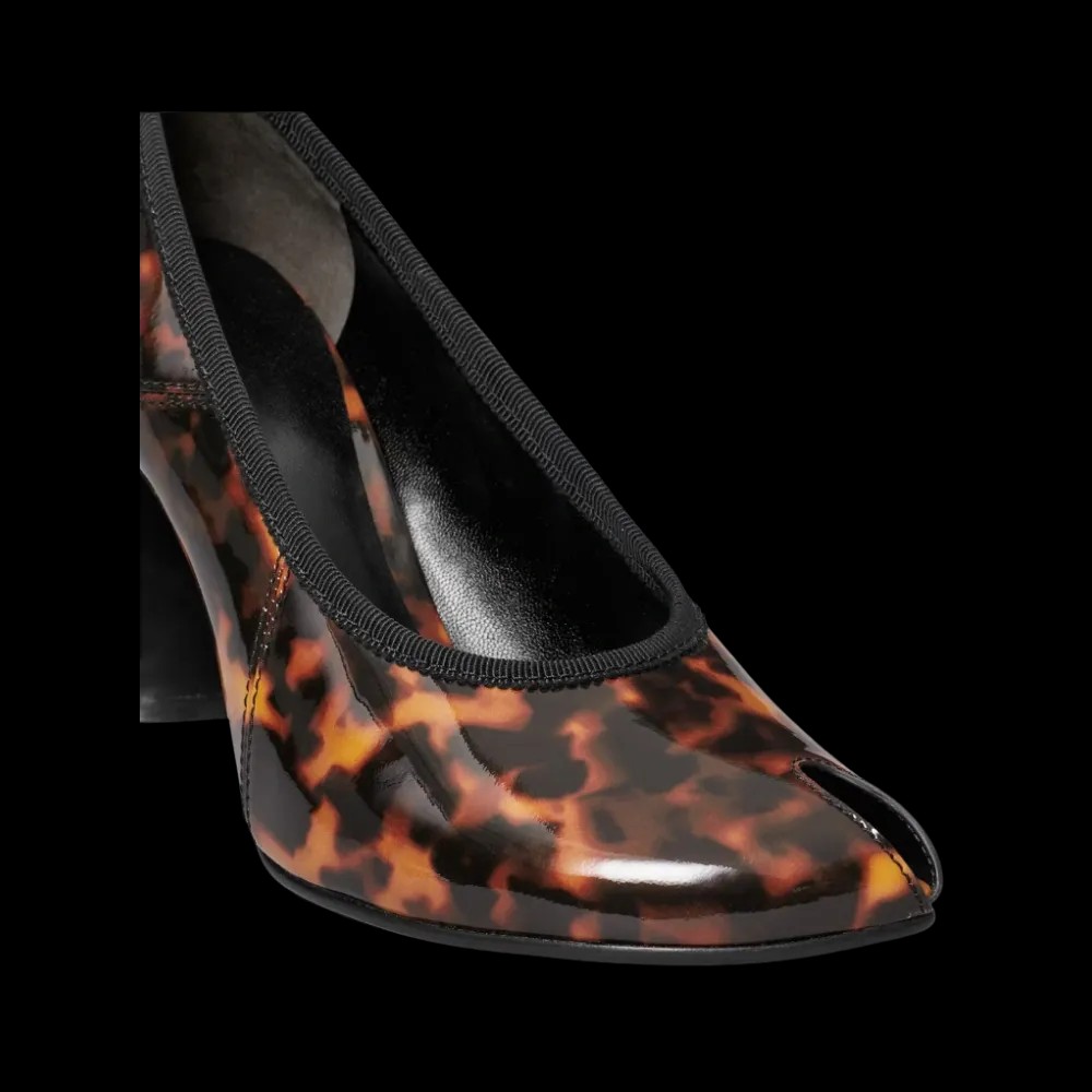 Tory Burch Peep-Toe Pump Tortoiseshell - HypeFly India View 5