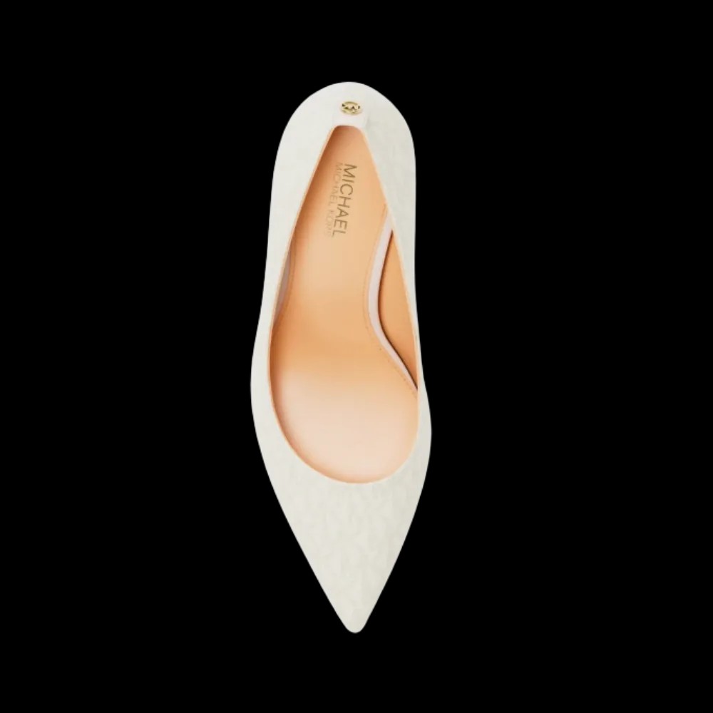 Michael Kors Willa Signature Logo Pump Vanilla - HypeFly India View 5