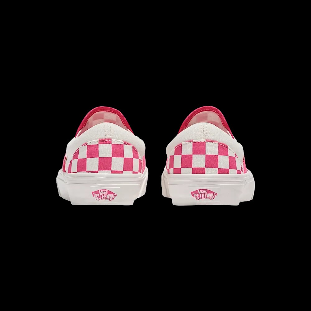 Vans Classic Slip-On Checkerboard Shoe Honeysuckle Pink - HypeFly India View 3