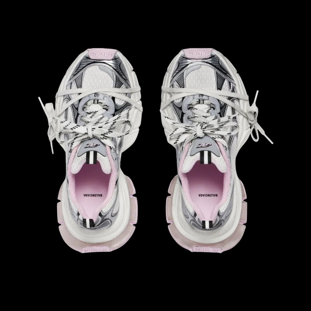 Balenciaga 3XL Gel Clearsole Sneaker In White - HypeFly India View 5