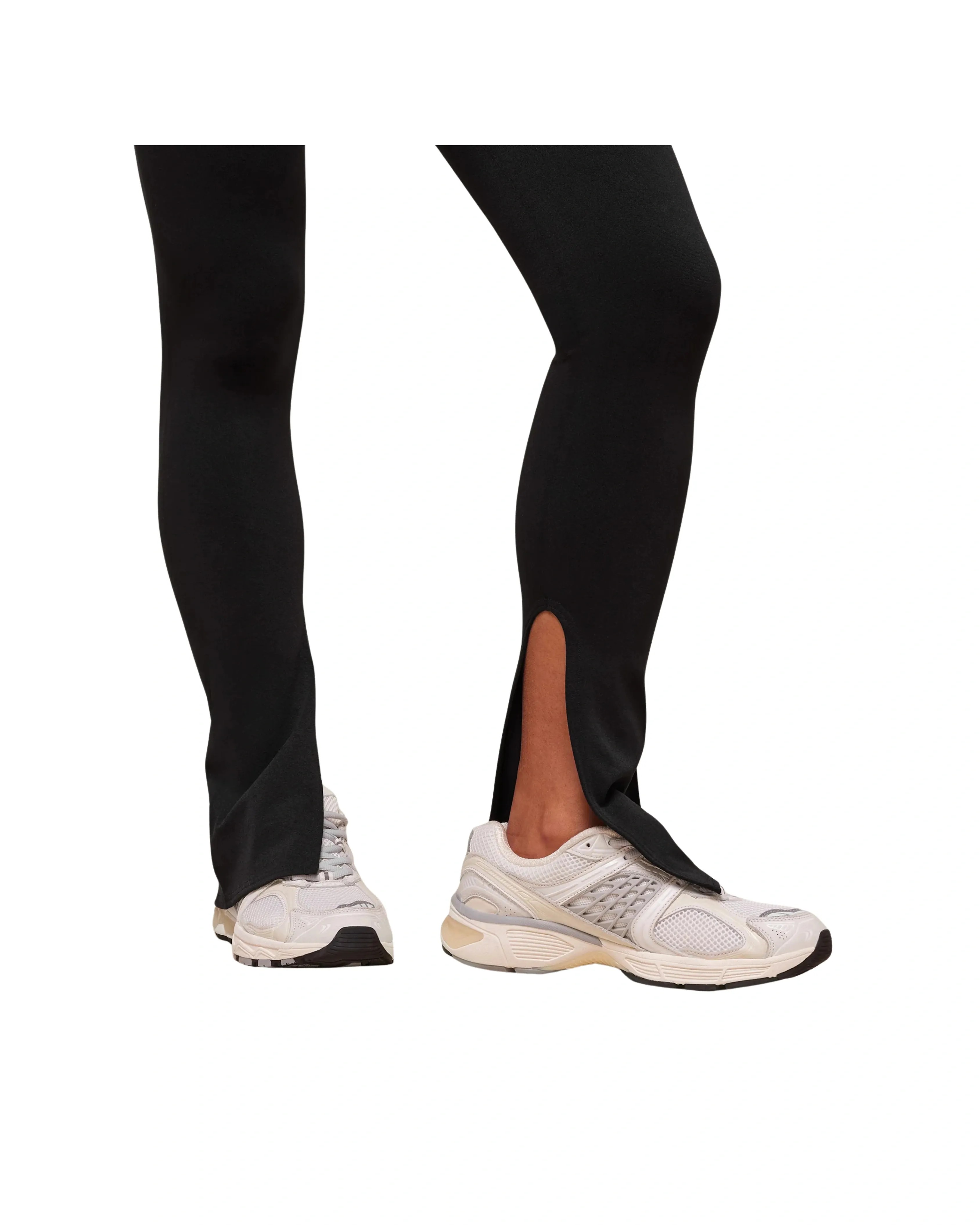 Gymshark Everywhere Warp Knit Flare Leggings slim fit Black - HypeFly India View 5
