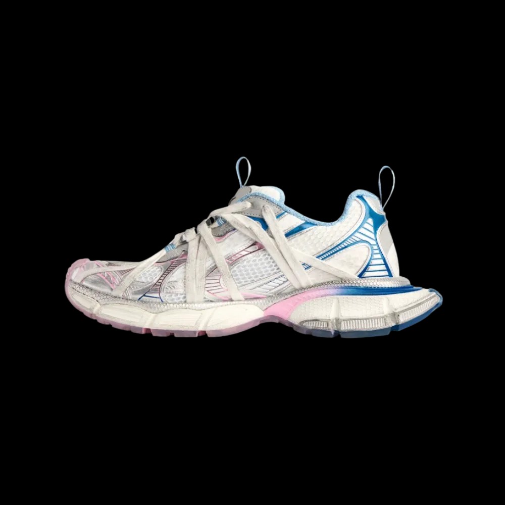 Balenciaga 3XL Extreme Laces B Sneaker In Pink - HypeFly India View 3