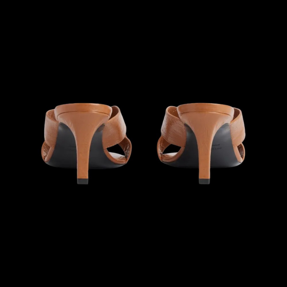 Balenciaga City Sandal In Camel - HypeFly India View 3