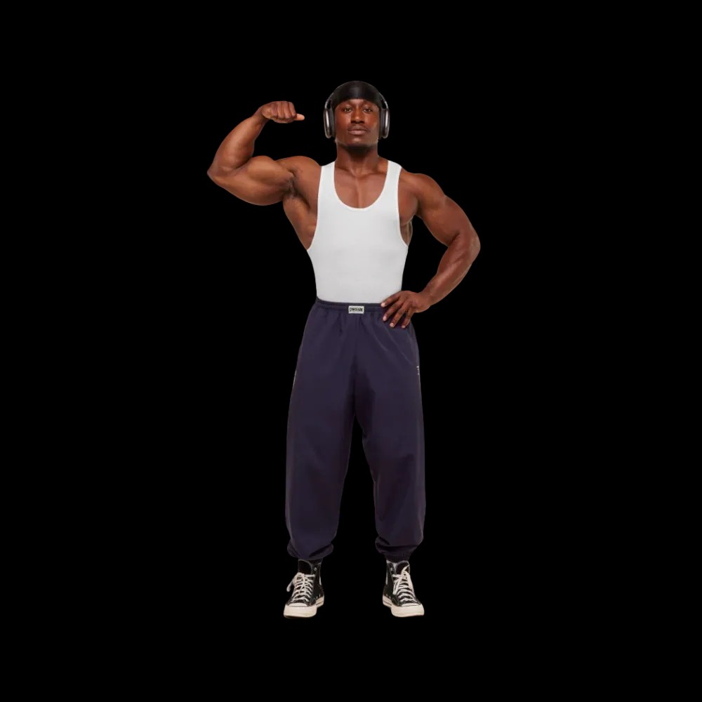 Gymshark Pumper Pants Midnight Purple - HypeFly India View 3