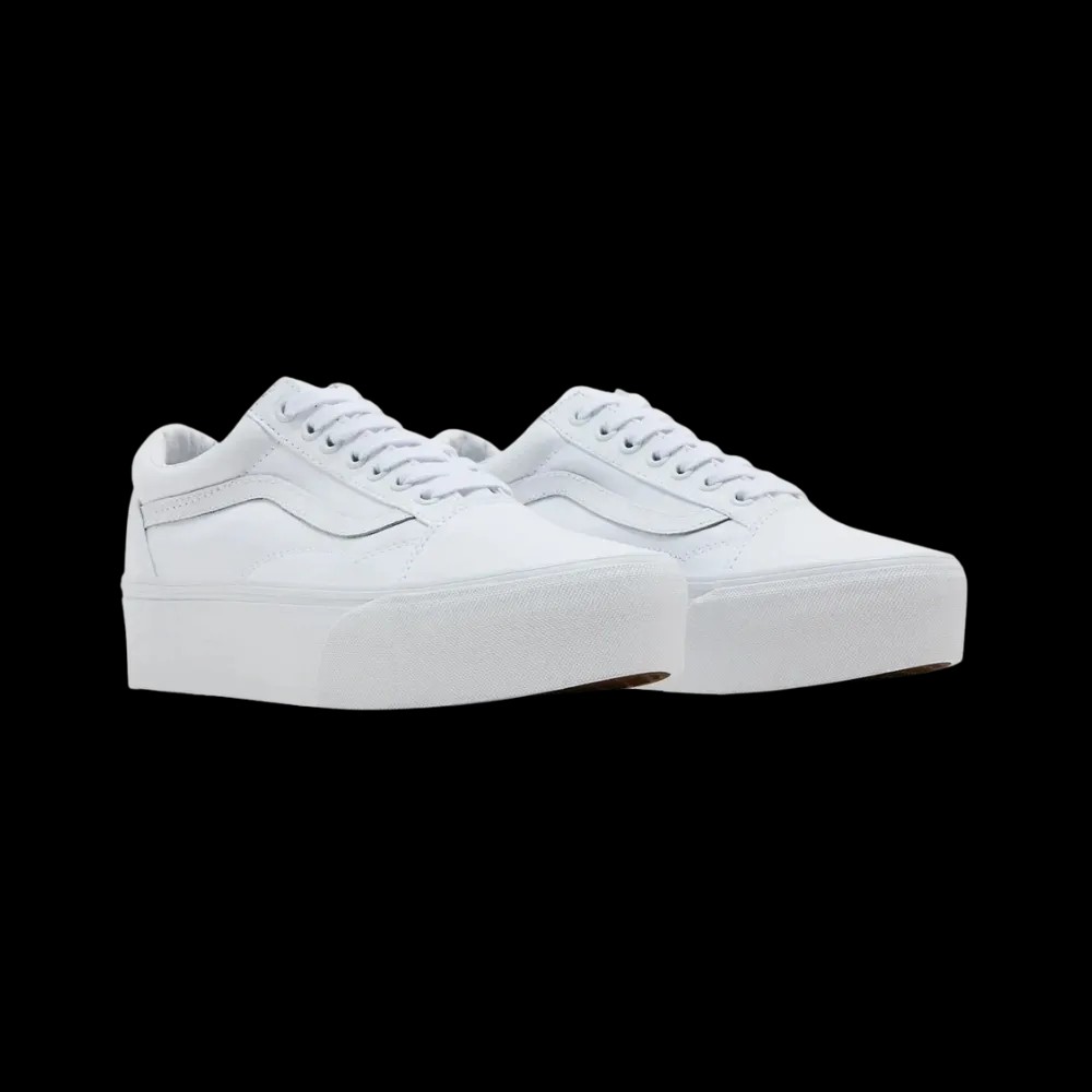 Vans Old Skool Platform Shoe True White - HypeFly India View 5