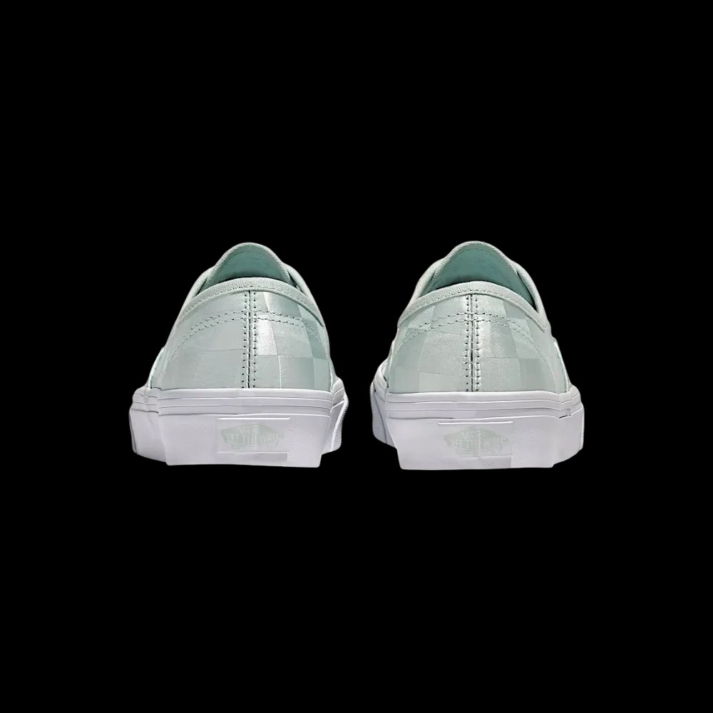 Vans Authentic Checkerboard Satin Shoe Spa Blue - HypeFly India View 3