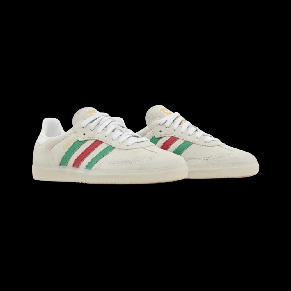 Adidas Samba OG 'Crystal White Green Scarlet' - HypeFly India View 5