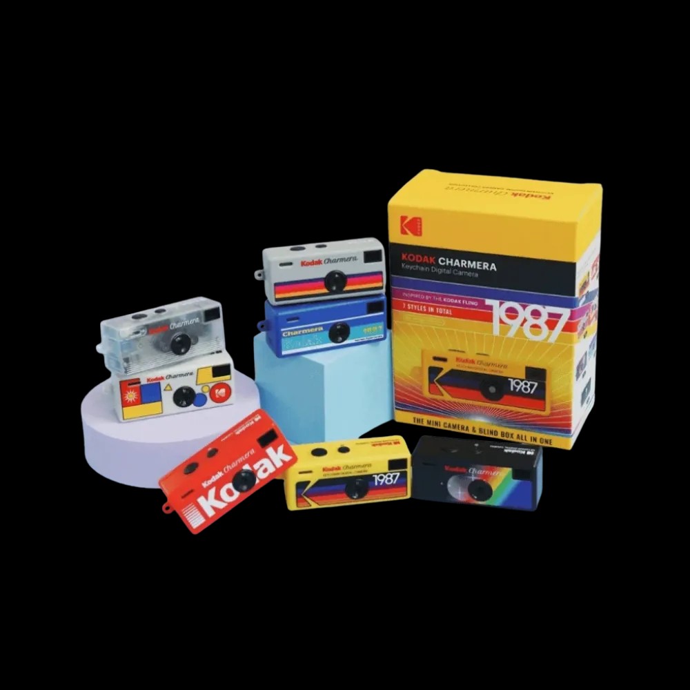 Kodak Charmera Keychain Digital Camera Blind Box Collection Standard + Millenium Collection Pack of 2 - HypeFly India View 4