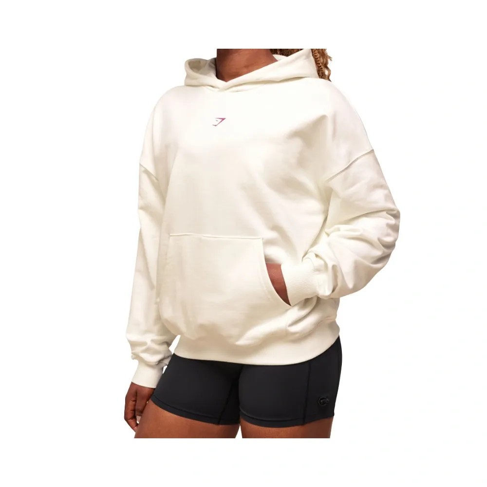 Gymshark Dump Truck Graphic Hoodie Soft White  - HypeFly India View 5