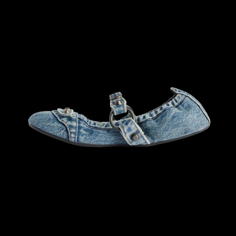 Balenciaga City Ballerina In Blue - HypeFly India View 3
