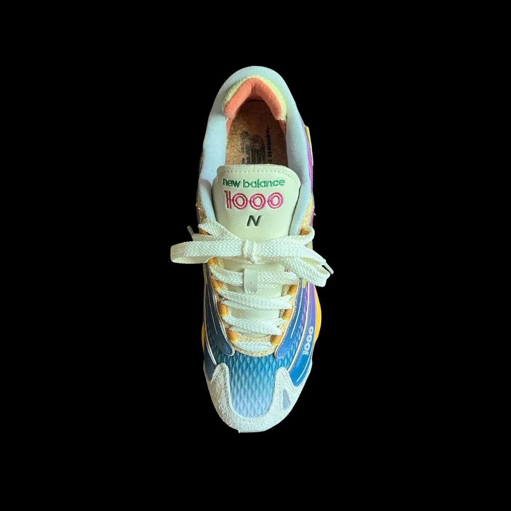 Salehe Bembury x New Balance 1000 'Fog Be The Cloud - Berry' - HypeFly India View 5