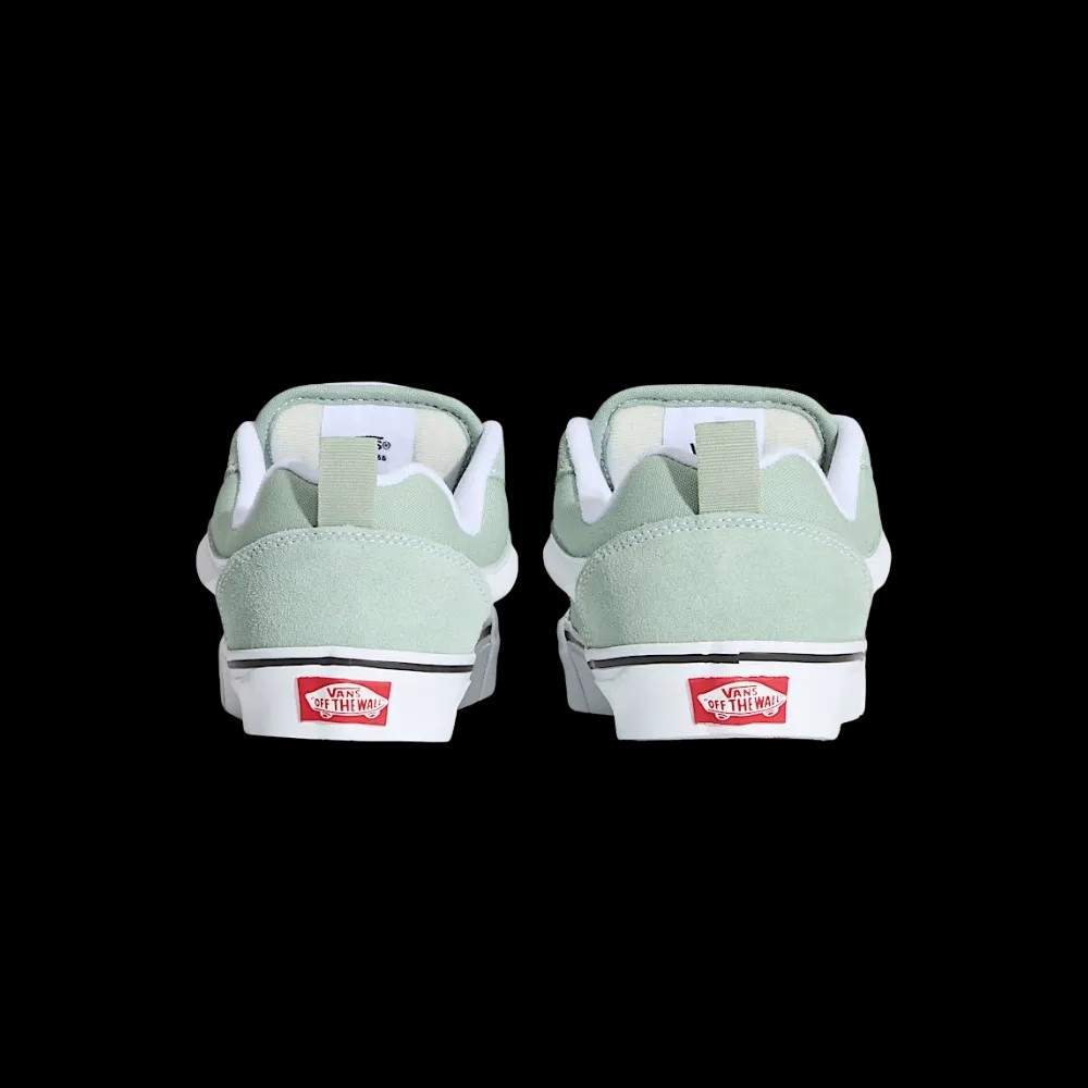 Vans Knu Skool Shoe Grey Olive Green - HypeFly India View 3