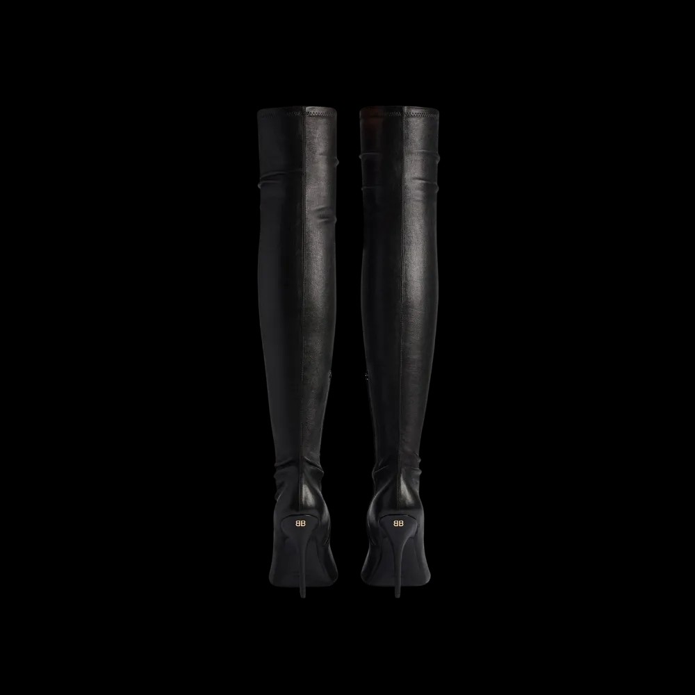 Balenciaga Avenue Boot In Black - HypeFly India View 4