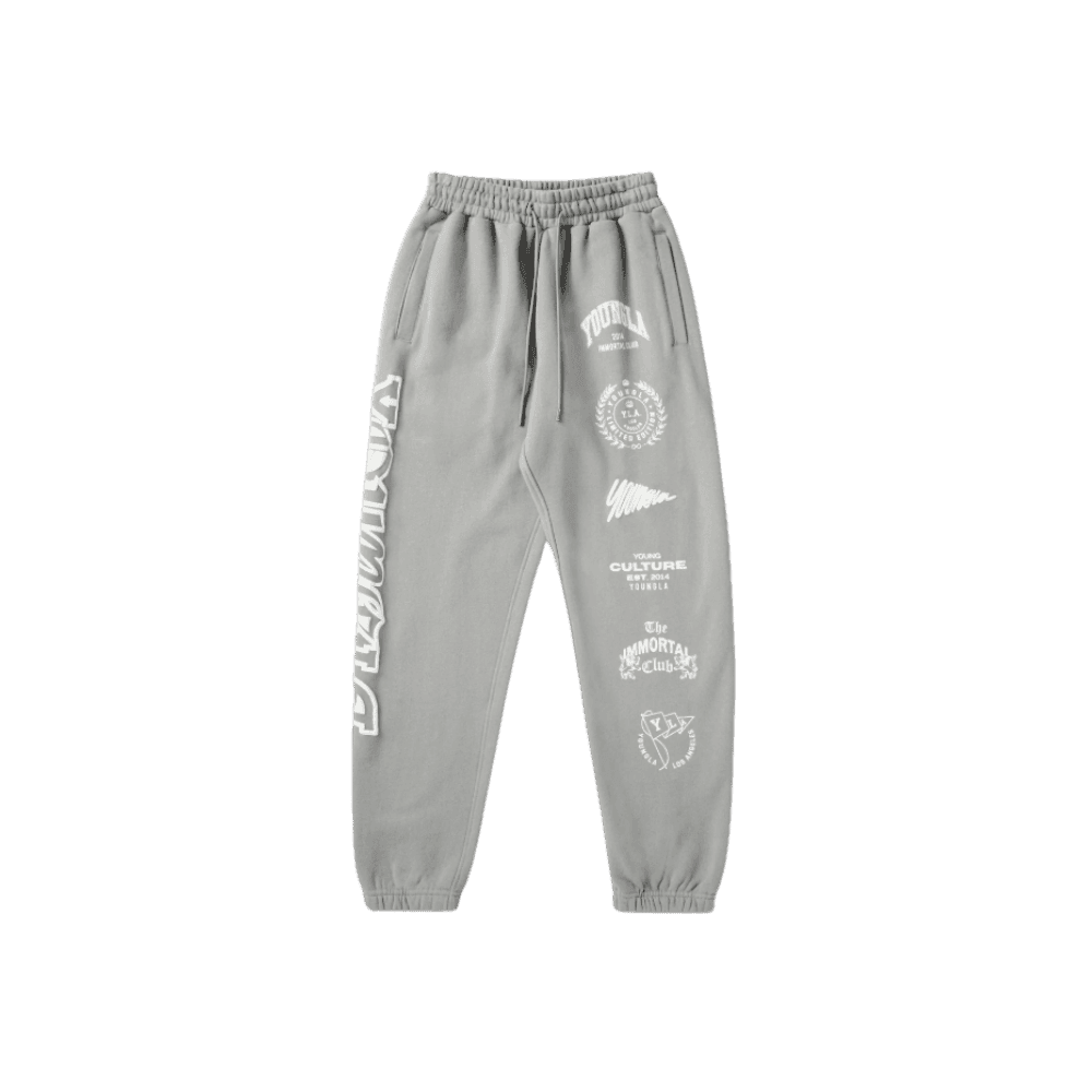 Young LA Immortal Killer Joggers Light Grey - HypeFly India View 1
