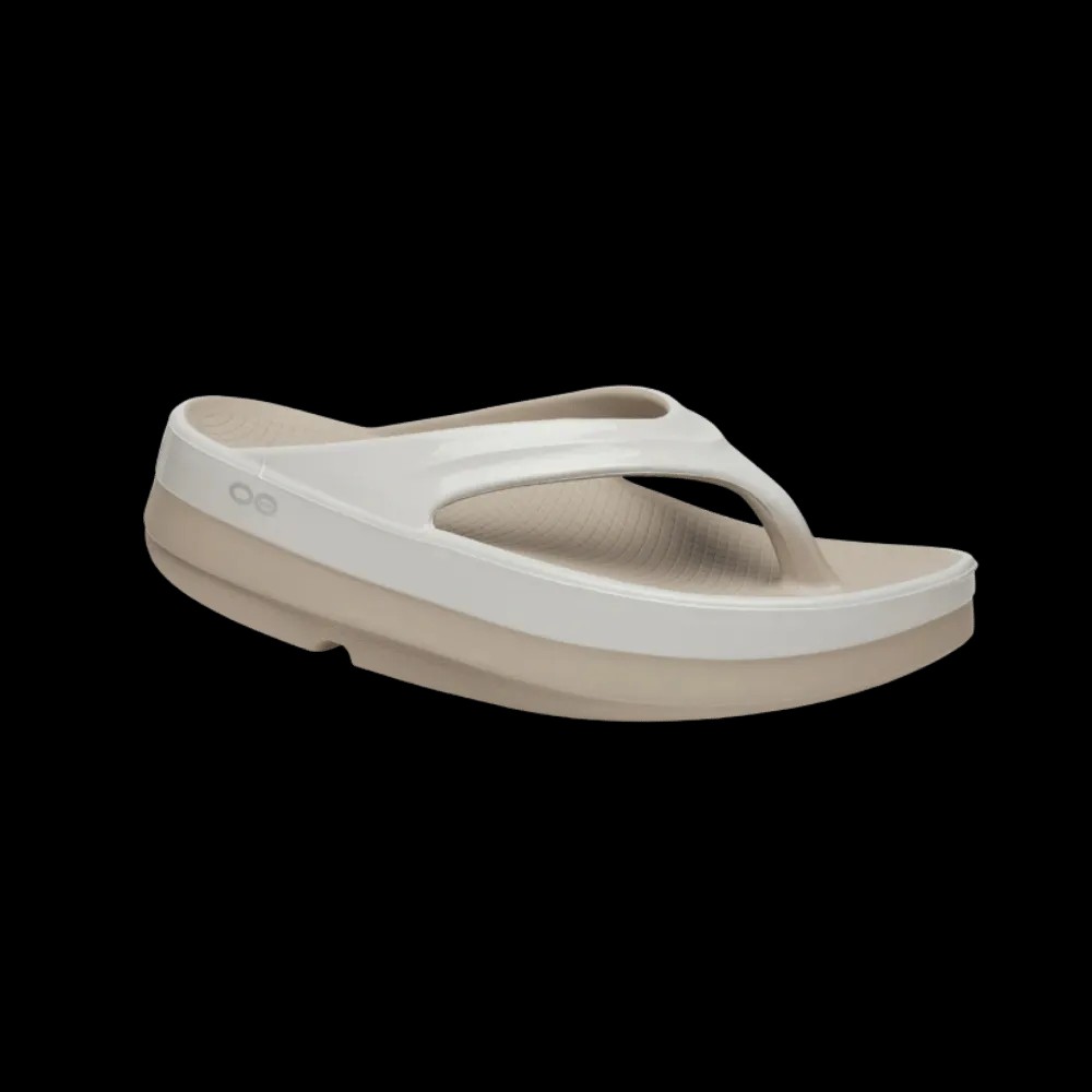 Oofos OOmega OOlala Stacked Sandal - Fog - HypeFly India View 2