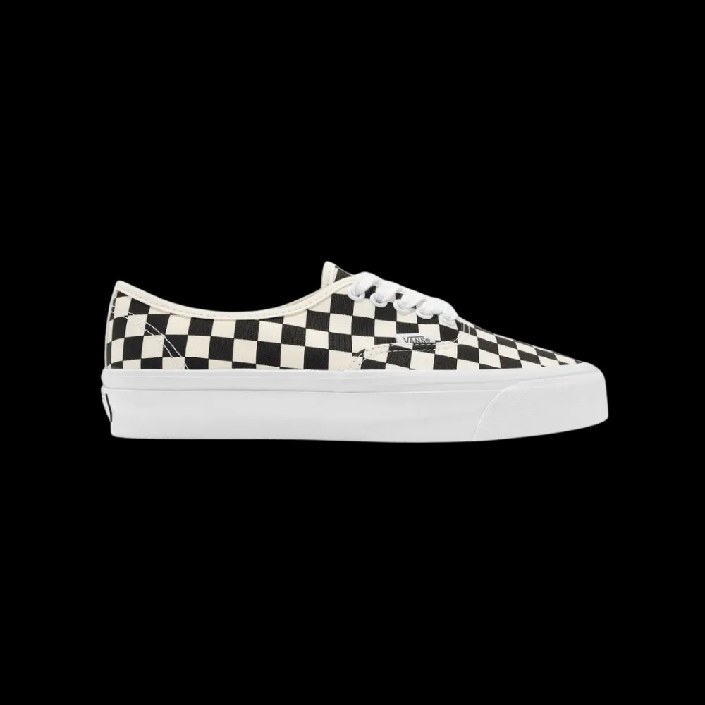 Vans Premium Authentic Checkerboard Shoe Checkerboard Black - HypeFly India View 1
