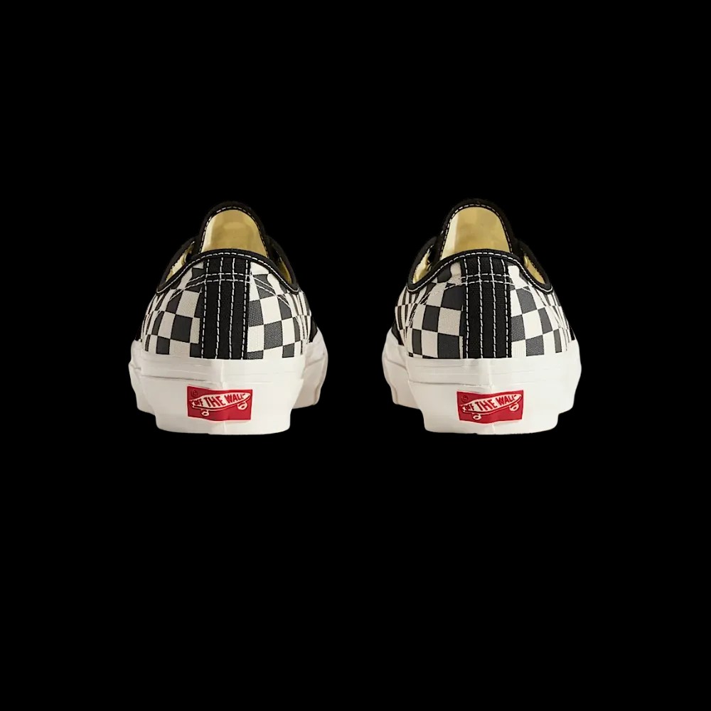 Vans Premium Authentic Checkerboard Shoe Asphalt Grey - HypeFly India View 4