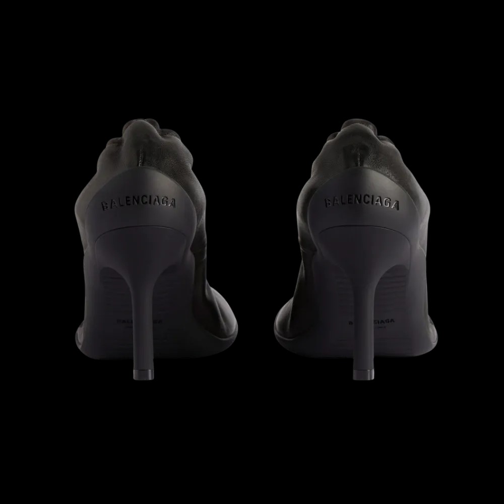 Balenciaga Shibuya Pump In Black - HypeFly India View 2