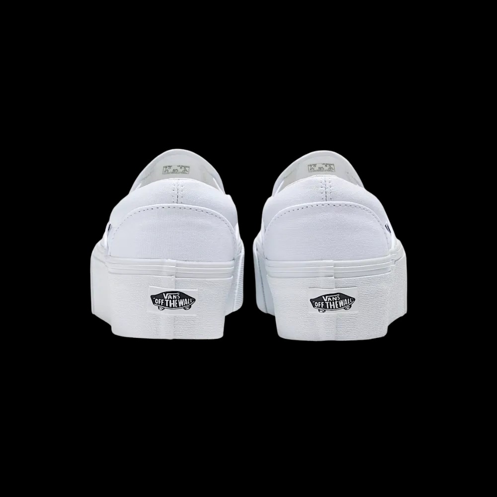 Vans Classic Slip-On Platform Shoe White - HypeFly India View 4