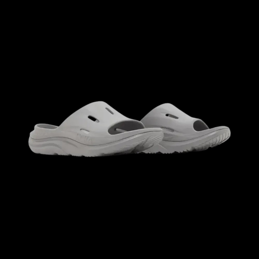 Hoka ORA Recovery Slide 3 Grey - HypeFly India View 3