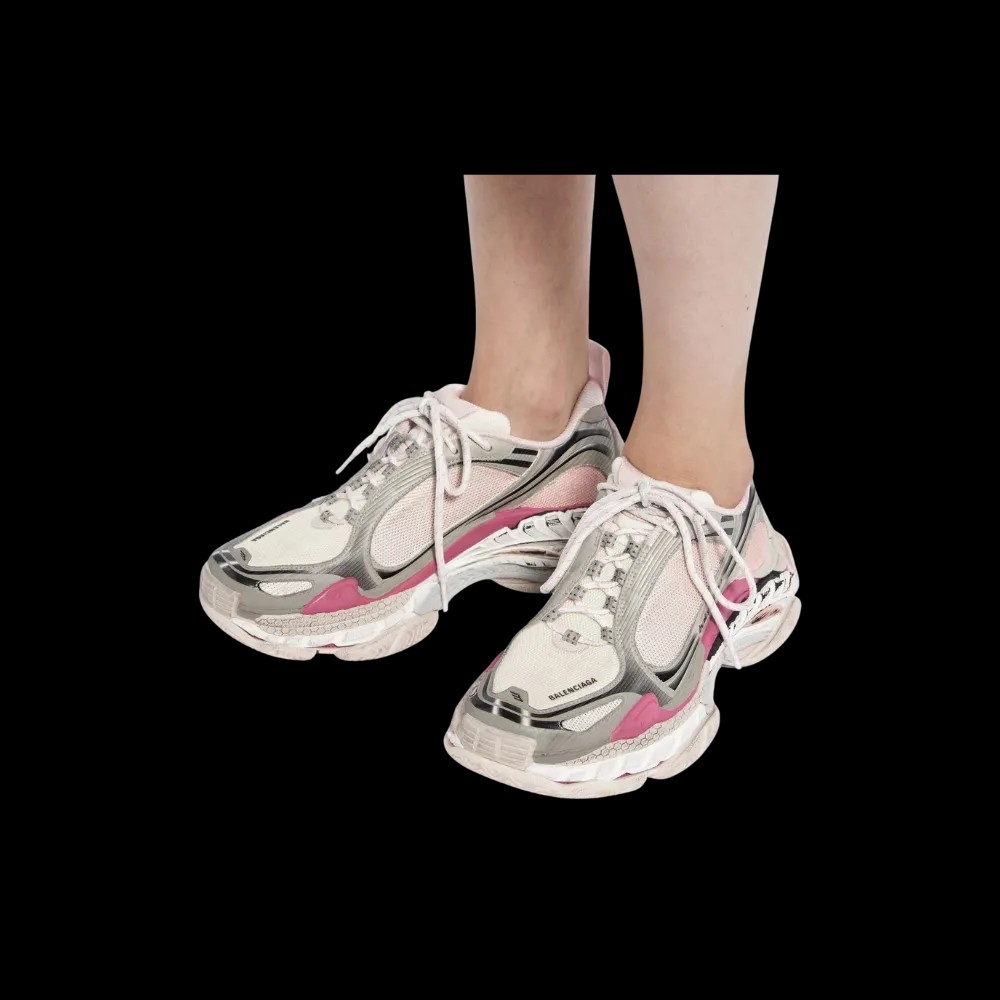 Balenciaga Triple S.2 Gradient Sneaker In Purple - HypeFly India View 5