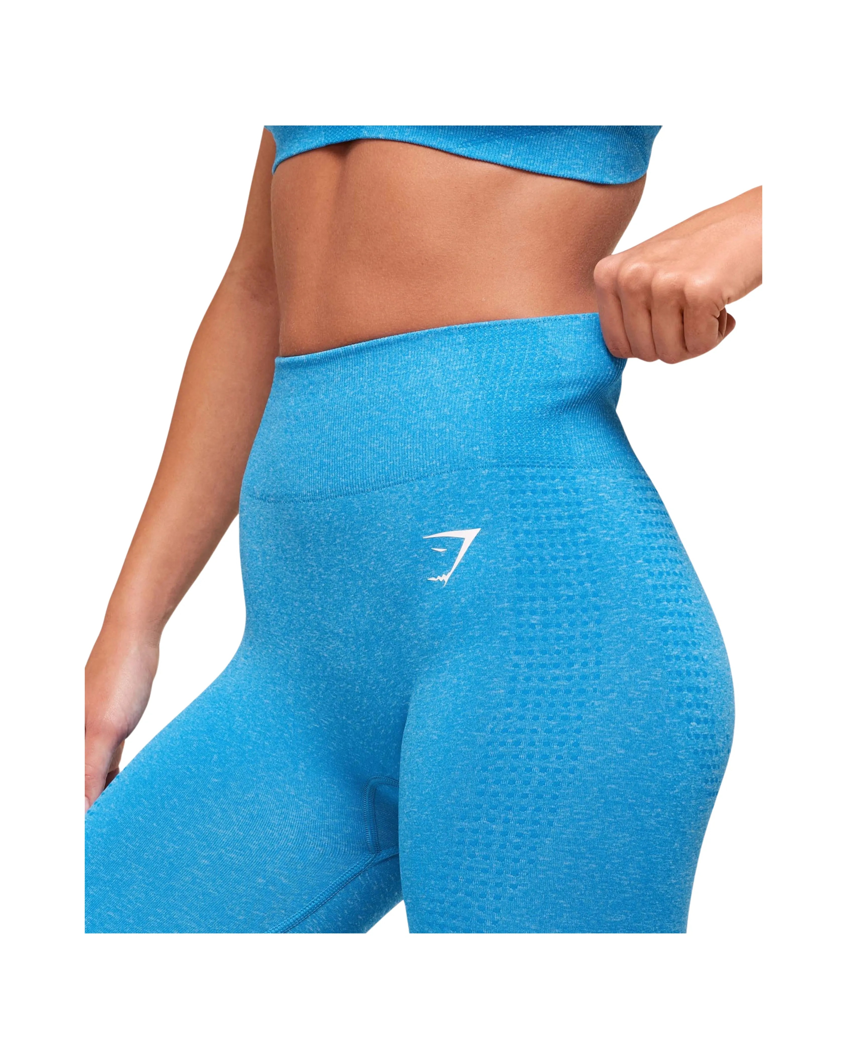 Gymshark Vital Soft Legging Regular Electric Blue/Marl - HypeFly India View 5