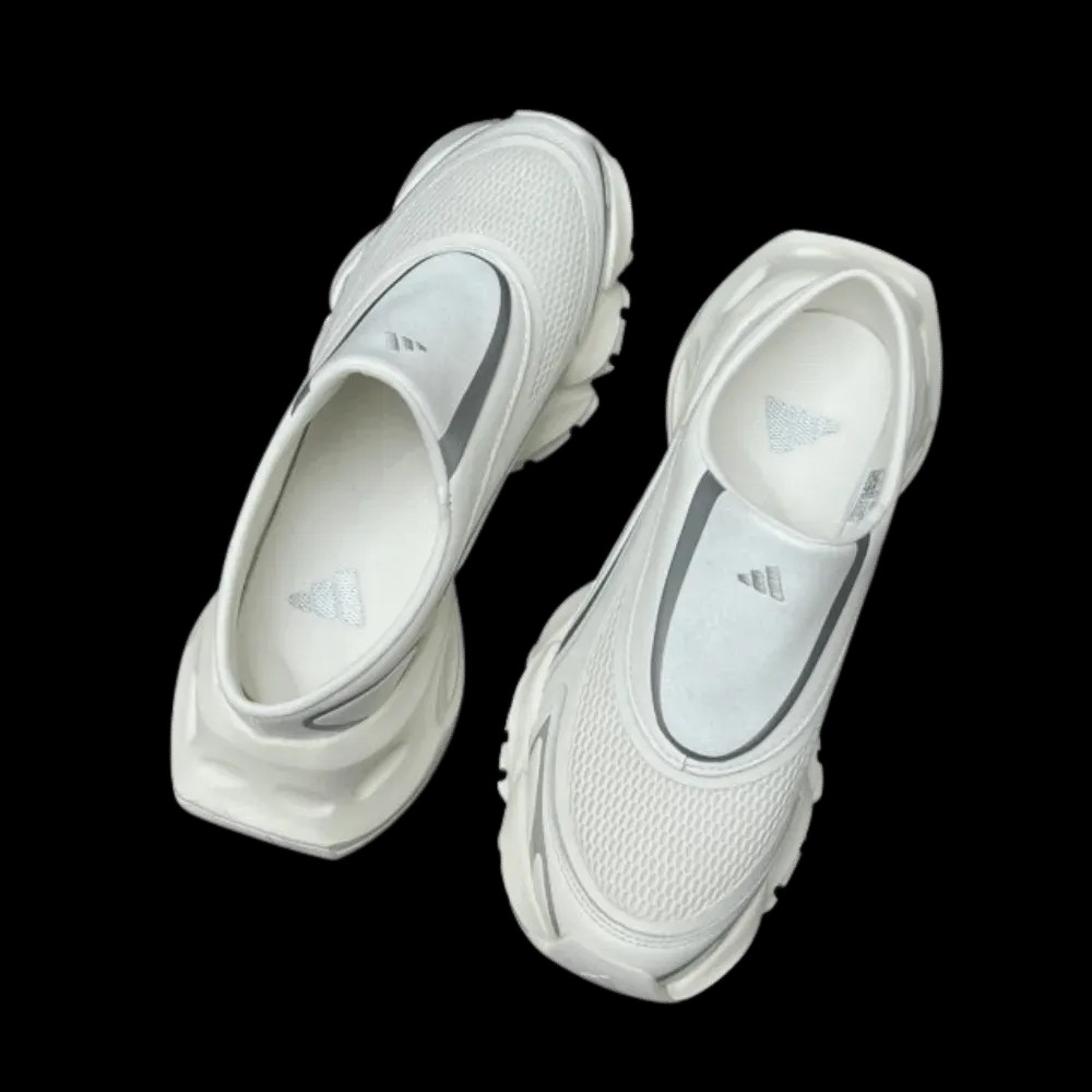Adidas XLG Runner Mule Cloud White/Gray Silver/White Gray - HypeFly India View 5