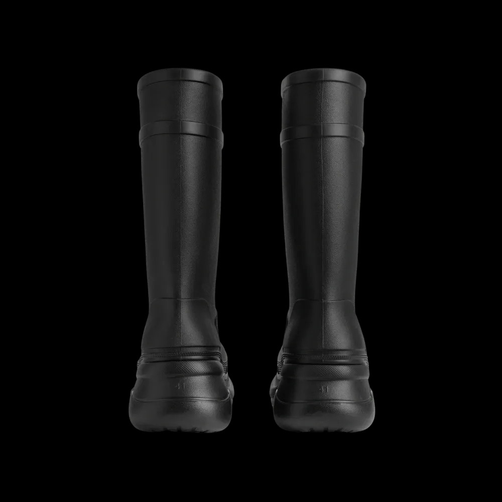 Balenciaga Crocs Boot In Black - HypeFly India View 2