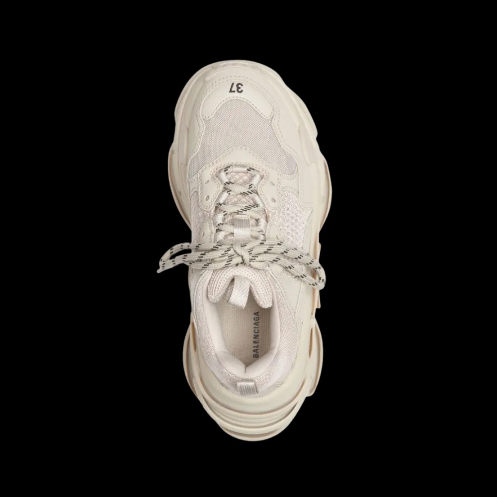 Balenciaga Triple S Sneaker In Beige - HypeFly India View 4