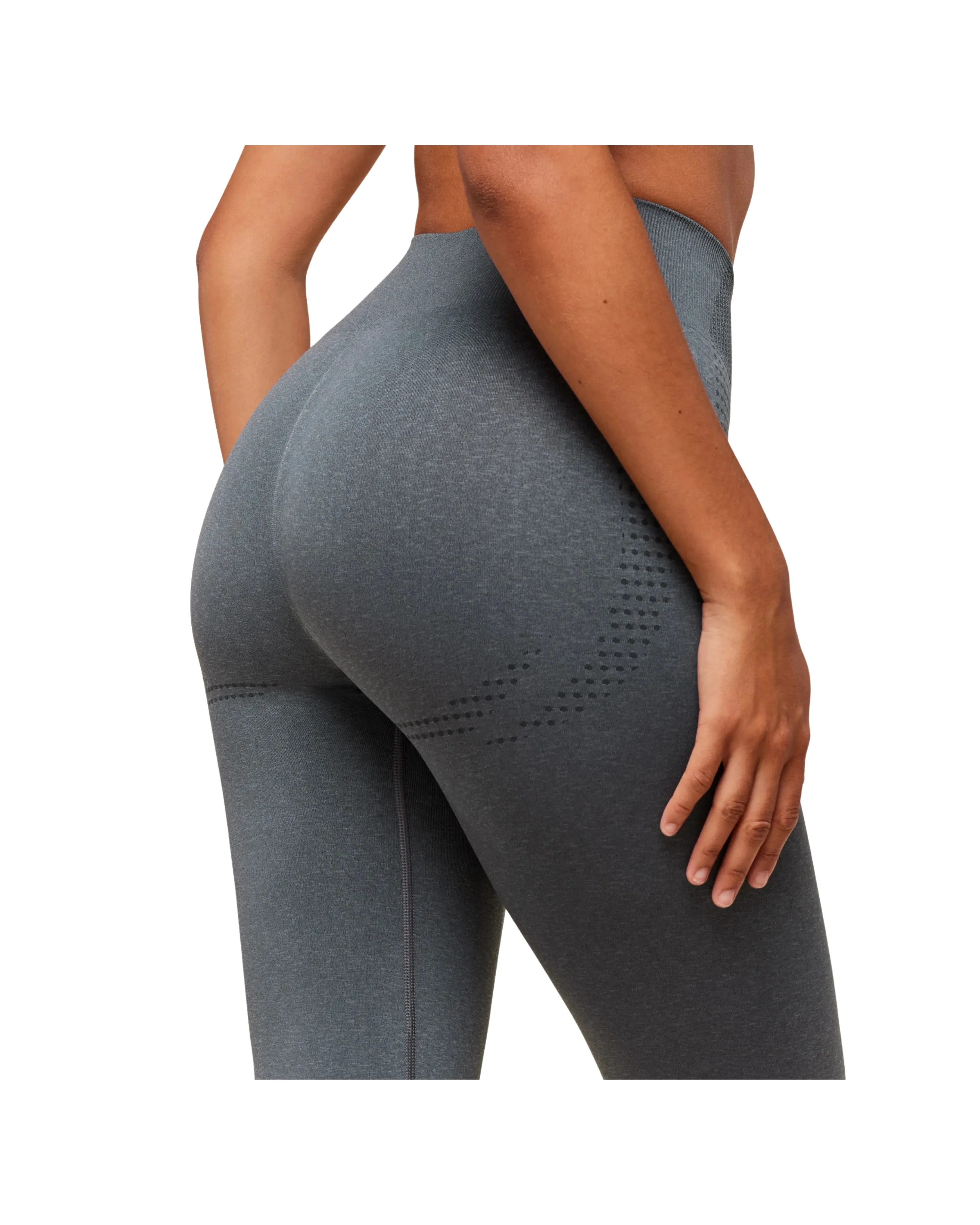 Gymshark Vital Soft Flared Legging Strong Grey - HypeFly India View 5
