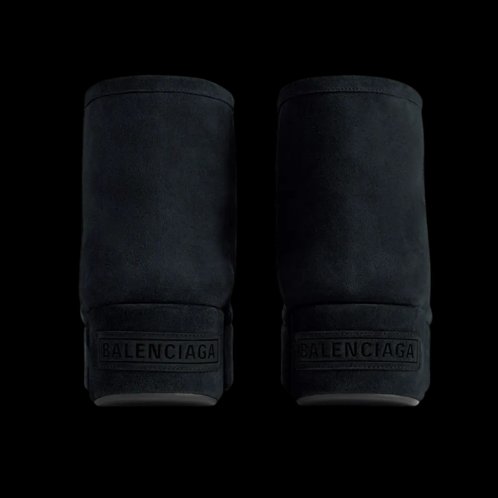 Balenciaga Alaska Platform Bootie In Black - HypeFly India View 2