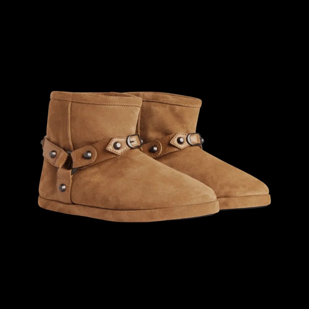 Balenciaga Alaska Soft Bootie In Camel - HypeFly India View 5