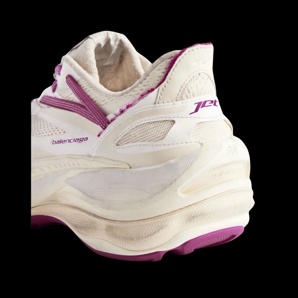 Balenciaga Jet Sneaker In Strawberry Pink - HypeFly India View 3