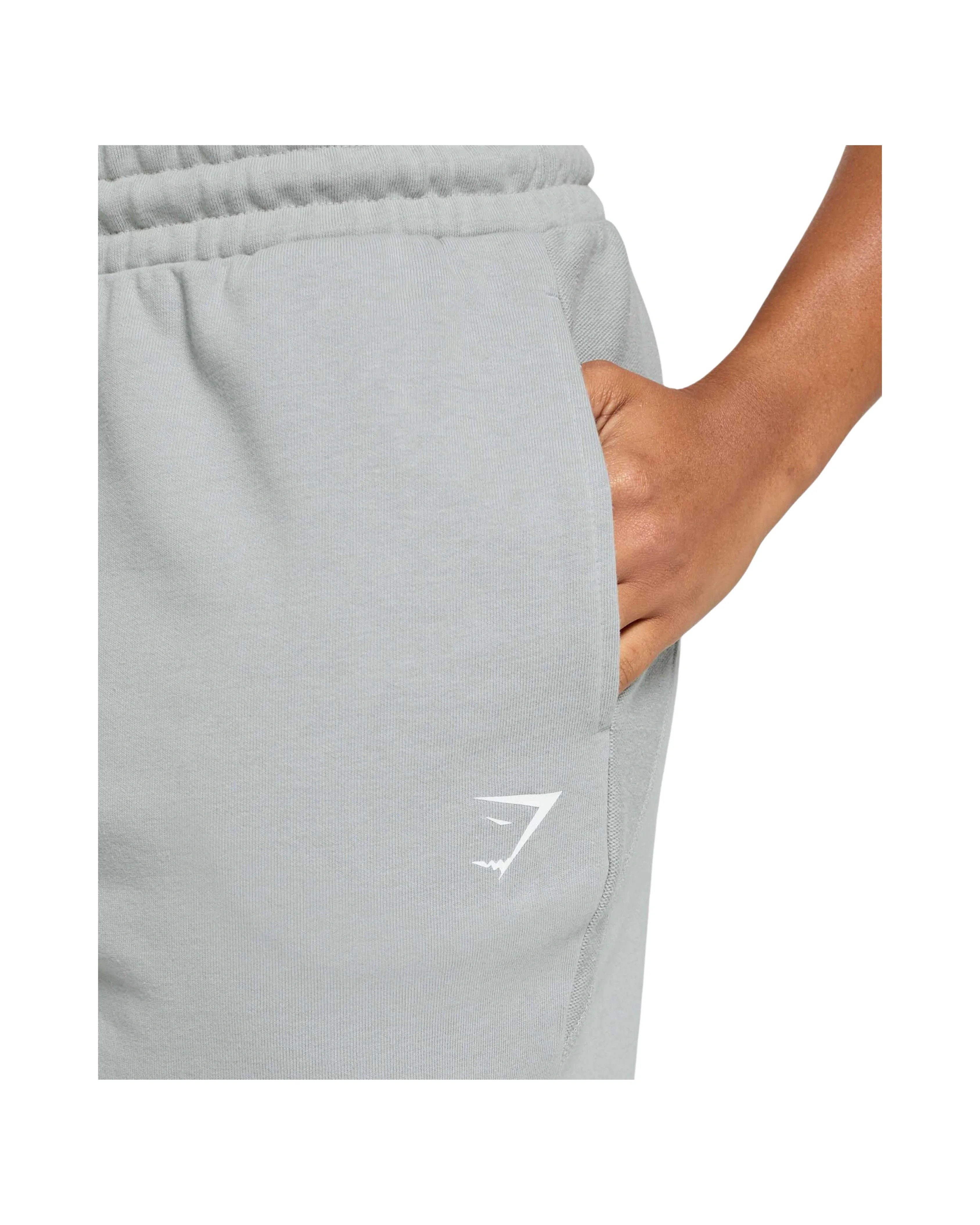 Gymshark Power Joggers Regular fit Silver Grey - HypeFly India View 5