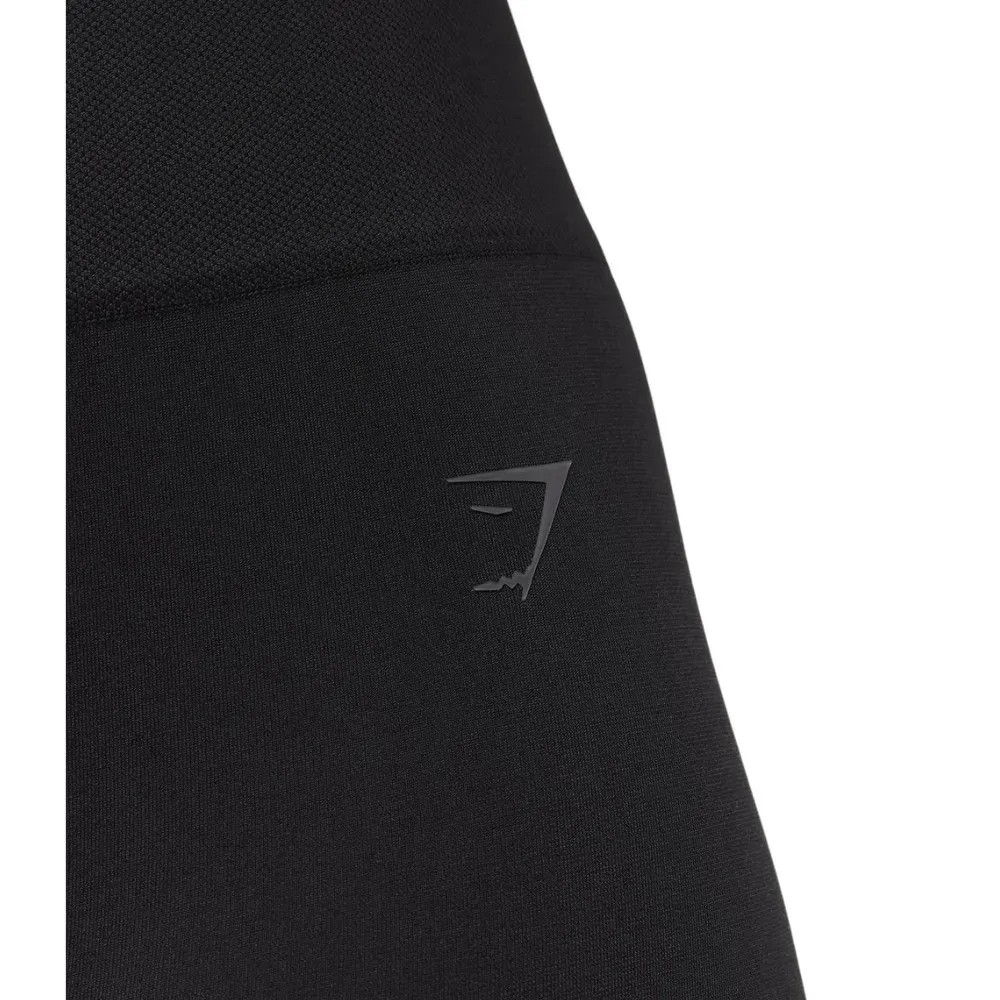 Gymshark Lift Seamless Shorts Black - HypeFly India View 5