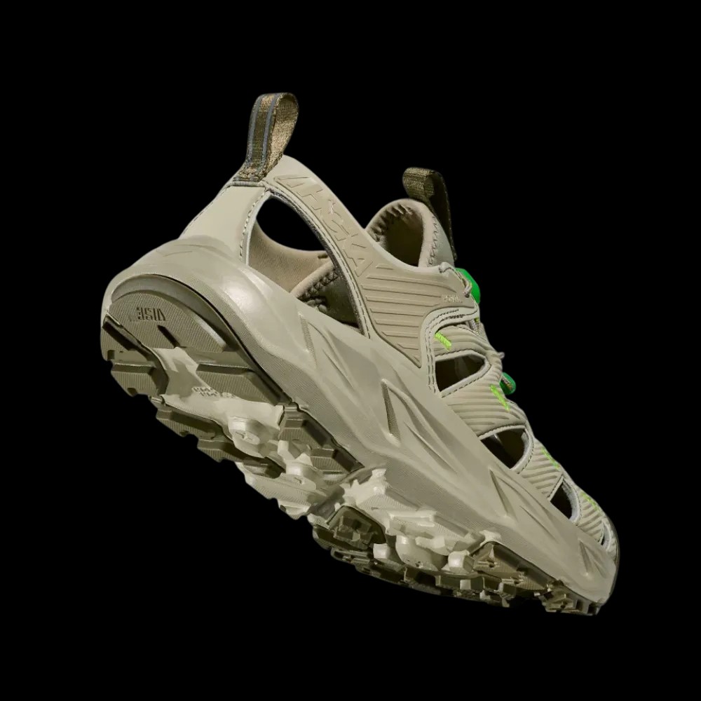 Hoka Hopara Oyster Mushroom /Neon Lime - HypeFly India View 4
