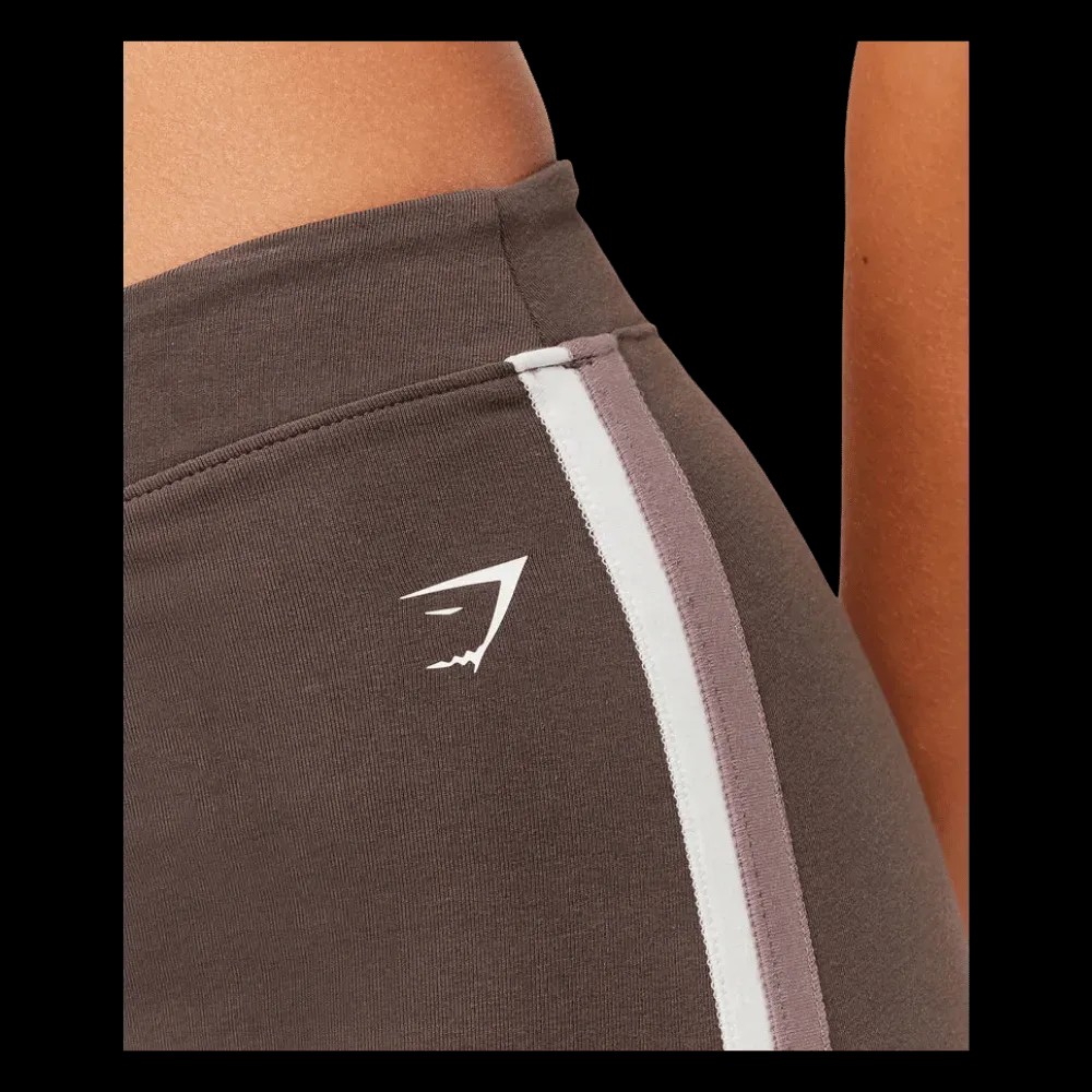 Gymshark Piping Wide Leg Pant Walnut Brown - HypeFly India View 3