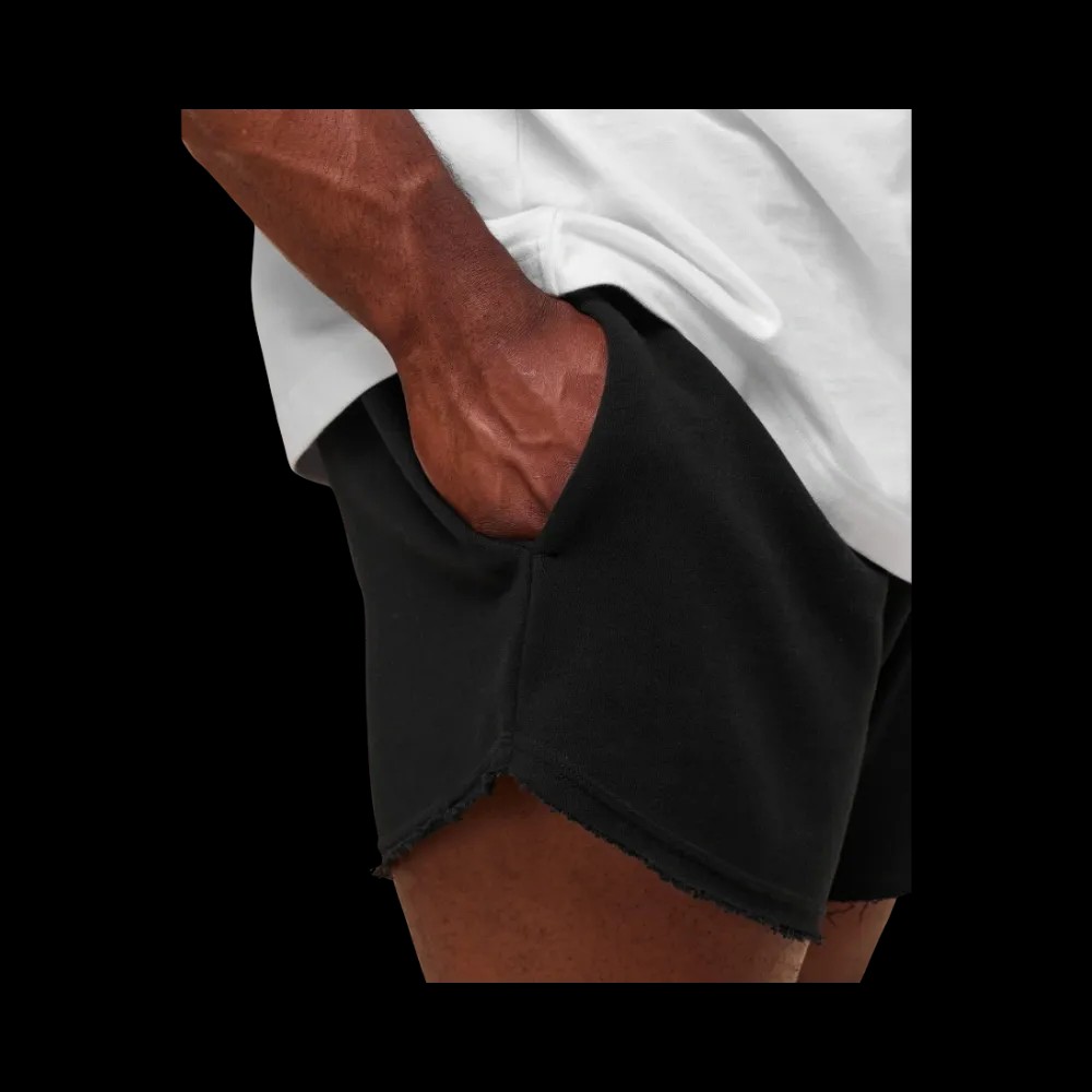 Gymshark Legacy Shorts Muscle Fit Black - HypeFly India View 2