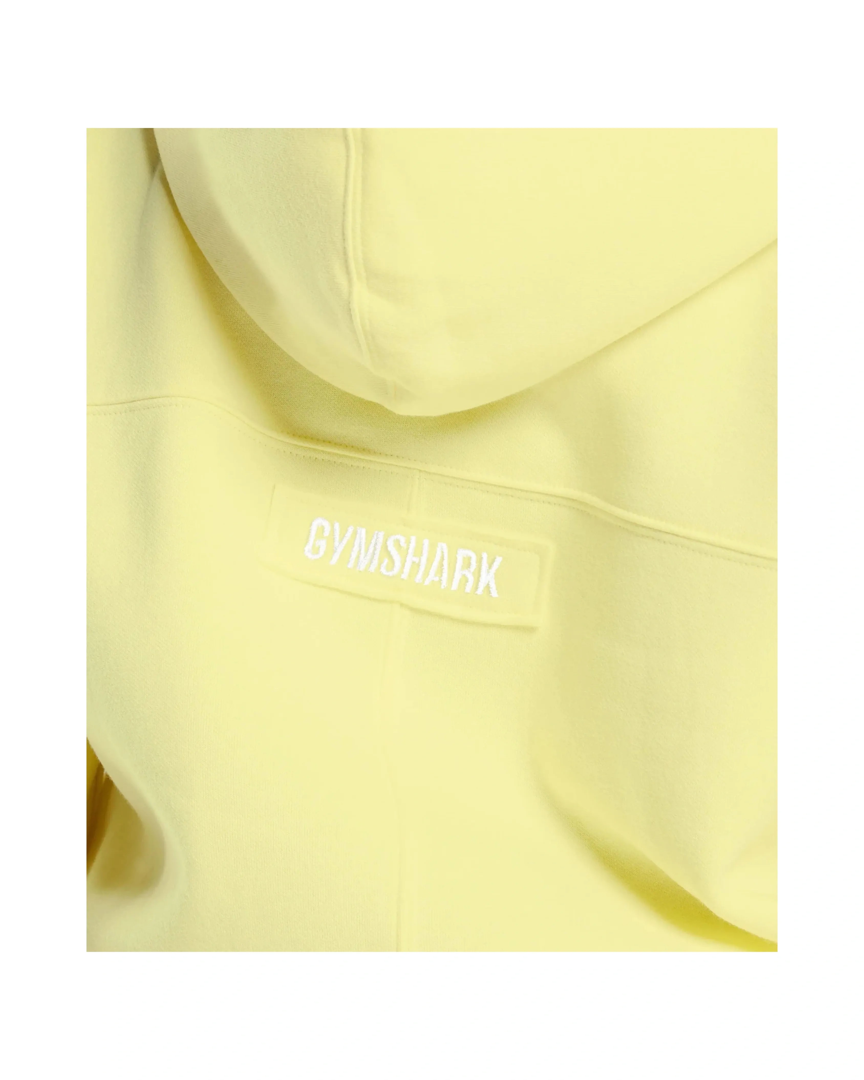 Gymshark Fleece Zip Hoodie regular fit Refresh Yellow - HypeFly India View 5