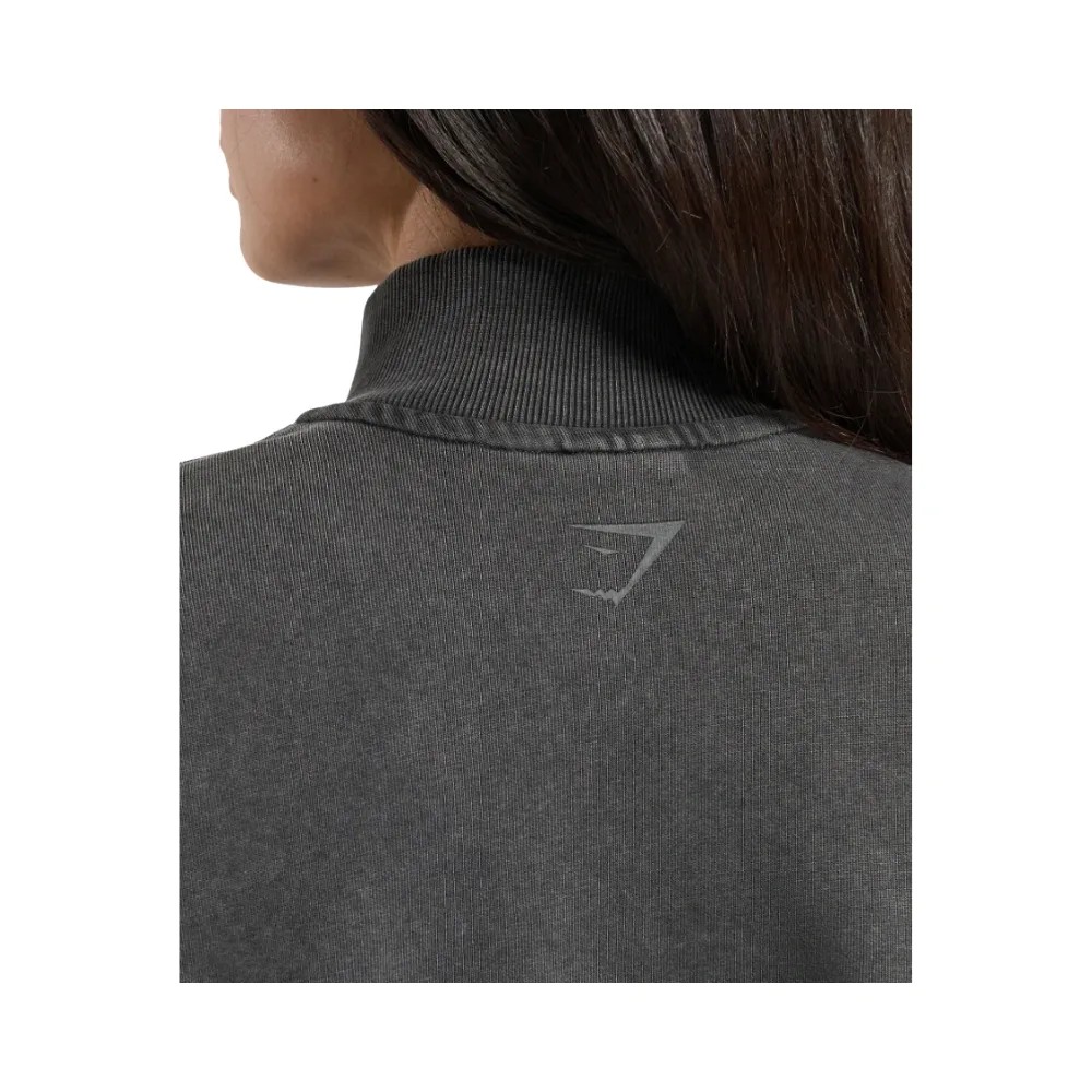 Gymshark Whitney 1/4 Zip Black - HypeFly India View 4