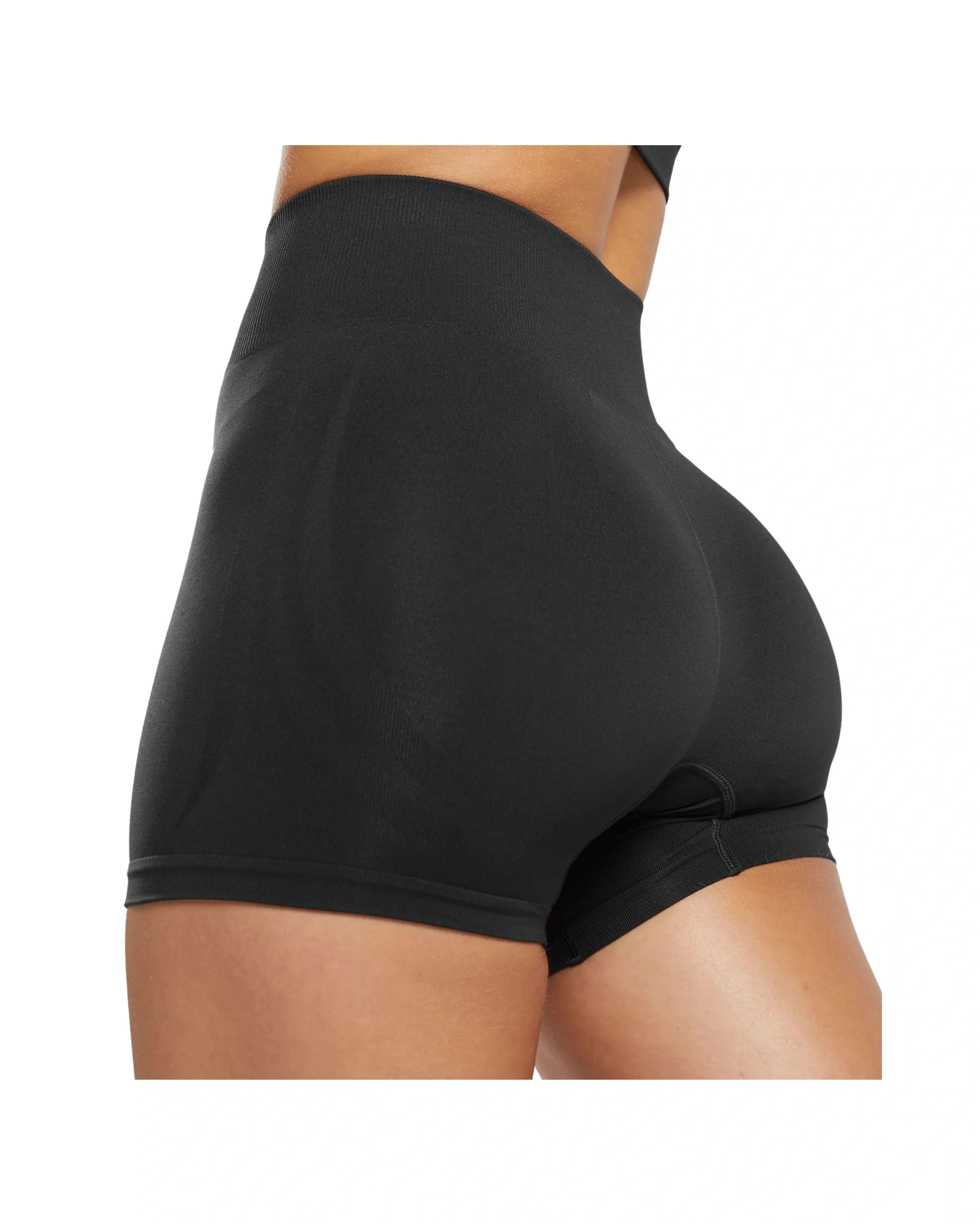 Gymshark Everyday Seamless Shorts Black - HypeFly India View 5