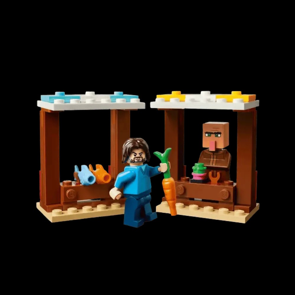 Lego Minecraft The Ghast Balloon Village Attack - HypeFly India View 2