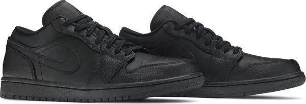Air Jordan 1 Low 'Triple Black' - HypeFly India View 2