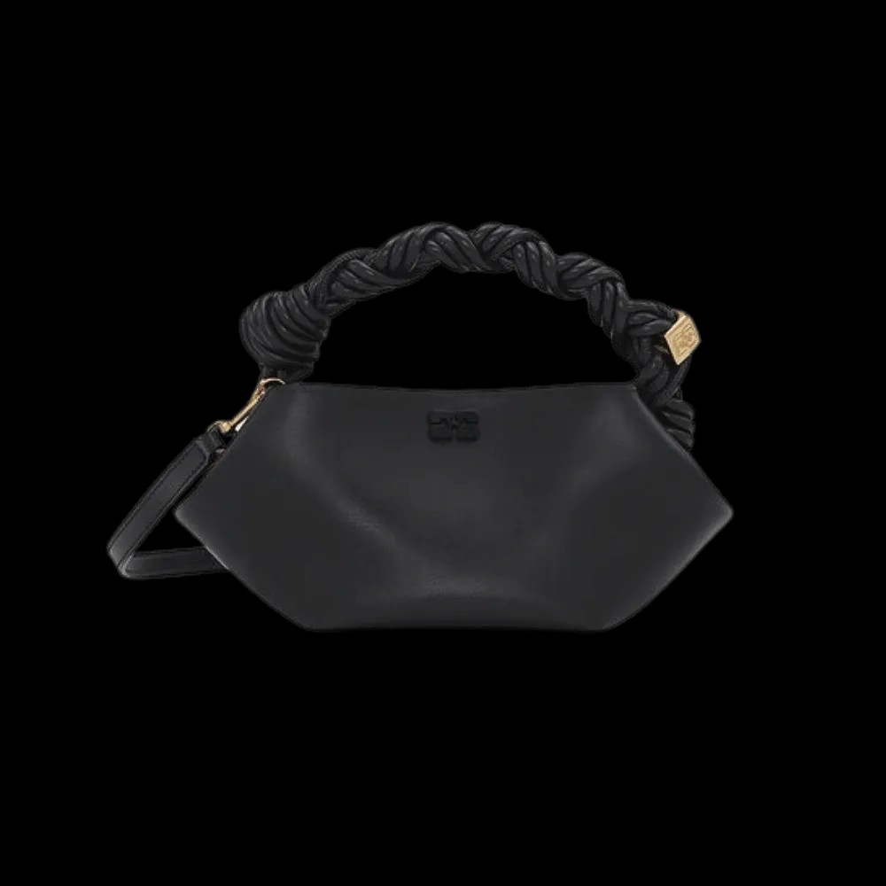 Ganni Black Mini Bou Bag - HypeFly India View 1