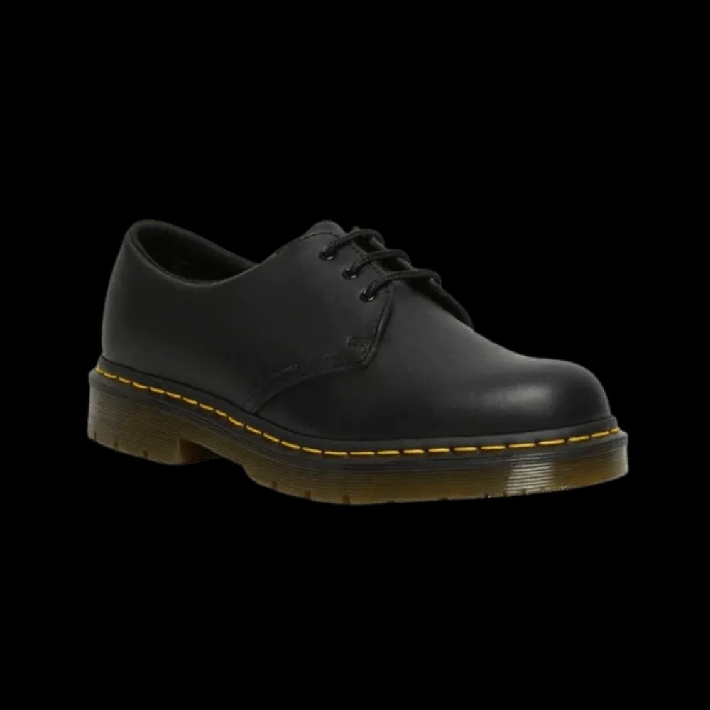 Dr Martens 1461 Slip Resistant Leather Oxford Shoes Black  - HypeFly India View 2