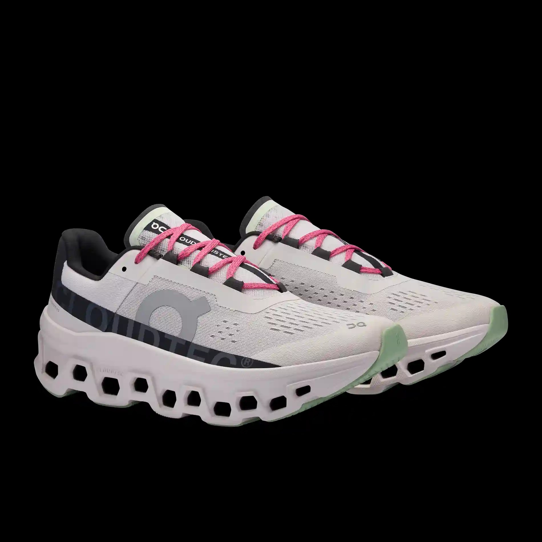 On Running Cloudmonster Frost Black  - HypeFly India View 3