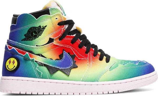 J. Balvin x Air Jordan 1 Retro OG High 'Colores Y Vibras' - HypeFly India View 1